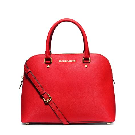 michael kors large satchel mandarin|mike Kors leather satchel.